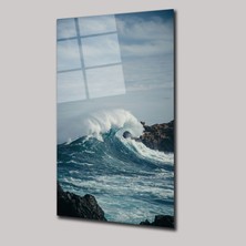 SteelArtDec Kıyıların Sesi - Cam Tablo - DEG0103