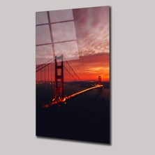 SteelArtDec San Francisco Işığı - Cam Tablo - DEG0053