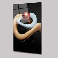 SteelArtDec Şeklin Yankısı - Cam Tablo - DEG0031
