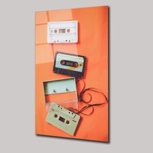 SteelArtDec Vintage Kasetler - Cam Tablo - DEG0081