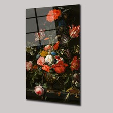 SteelArtDec Barok Çiçekler - Cam Tablo - DEG0056