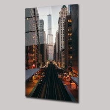 SteelArtDec Trump Tower - Cam Tablo - DEG0273