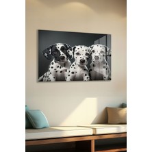 SteelArtDec Dalmaçyalı Yavru Köpek Cam Tablo