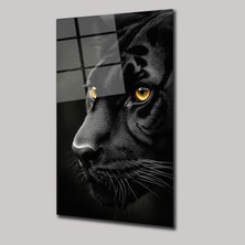 SteelArtDec Vahşi Panter - Cam Tablo - DEG0027