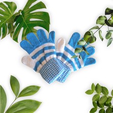 Eleven Markets Çocuk Eldiveni Bebe Mavisi Bebe Eldiven 1-4 Yaş