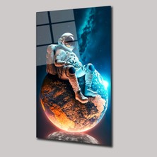 SteelArtDec Astronutun Dünyası - Cam Tablo - DEG0130