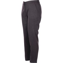 Ekol Minimalist Kadın Pantolon - Yüksek Bel Slim Fit Midi