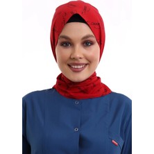 Tesettür Boyun Bağlamalı Bone - 1908 Kırmızı Kemal Atatürk