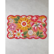 English Home Florina Kapı Önü Paspası 45X75 cm Multicolor