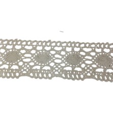 Kopanaki Dantel En 5 cm Badem Model Krem 5 Metre