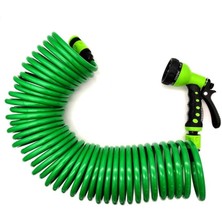 Misda Store Garden Spiral Bahçe Sulama Fiskiye Hortum Seti 15 Metre