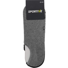 Sportive Rayas Unisex Beyaz Günlük Stil 2'li Çorap 24KA02-RNKLİ1