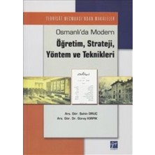 Gazi Kitabevi Osmanlı’da Modern Öğretim, Strateji, Yöntem ve Teknikleri