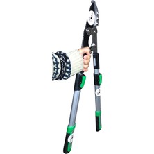 Uzatmalı Dal Budama Makası 5cm Ağız Çelik Bıçaklı Ayarlanabilir Sap Uzayan Kollu Makas