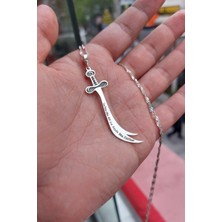 Özgür Takı 925 Ayar Gümüş Zülfikar Kolye