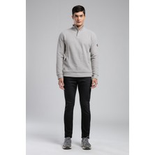 Lee Cooper Jeff Erkek Skınny Süper Dar Kesim Normal Bel Dar Paça Jean Pantolon Siyah