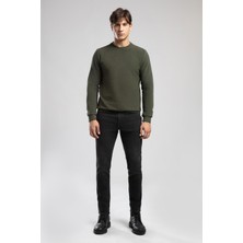 Lee Cooper Jack Orta Bel Dar Kesim Dar Paça Gri Erkek Jean Pantolon