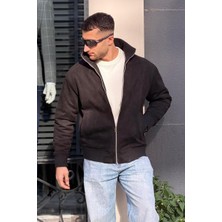 Rocqerx X-2021 Ribanalı Içi Kapitone Süet Mont