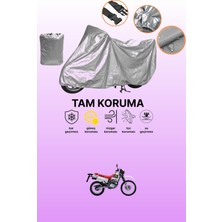 Dokaca Gri Honda Xlr 125 Uyumlu Motosiklet Brandası, Koruyucu Örtü, Motor Branda