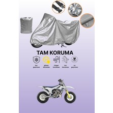 Dokaca Gri Husqvarna Tc 50 Mini Uyumlu Motosiklet Brandası, Koruyucu Örtü, Motor Branda