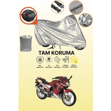 Dokaca Gri Arka Çanta Uyumlu Kanuni Racer 200 Uyumlu Motor Brandası, Koruyucu Örtü