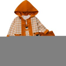 Gültekin Bebe Mini Pakel 3-12 Aylık Erkek Cepleri Ayılı Üçlü TAKIM-1367235 - Kahverengi