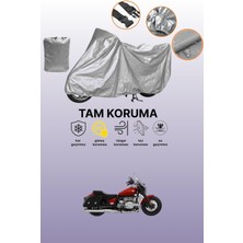 Dokaca Gri Bmw R 18 Uyumlu Motosiklet Brandası, Koruyucu Örtü, Motor Branda