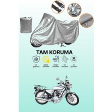 Dokaca Gri Kuba Çita 100R Uyumlu Motosiklet Brandası, Koruyucu Örtü, Motor Branda