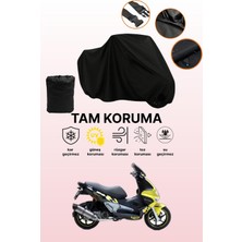 Dokaca Siyah Gilera Runner Vxr 200 Uyumlu Motor Branda, Koruyucu Örtü, Motosiklet Brandası