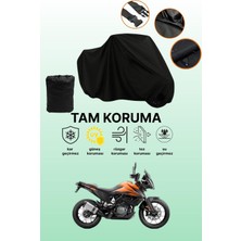 Dokaca Siyah Ktm 390 Adventure Uyumlu Motor Branda, Koruyucu Örtü, Motosiklet Brandası