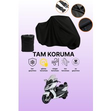 Dokaca Siyah Sym Joymax 250I Abs Uyumlu Motor Branda, Koruyucu Örtü, Motosiklet Brandası