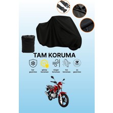 Dokaca Siyah Yuki YK-162 Goldfox-S Uyumlu Motor Branda, Koruyucu Örtü, Motosiklet Brandası