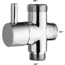 YMV Tepe Yağmurlama Duş Seti Robotu Yukarı Aşağı Su Yönlendiricisi 1/2 - 1/2 - 3/8