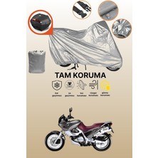 Dokaca Gri Arka Çanta Uyumlu Bmw F 650 St Uyumlu Motor Brandası, Koruyucu Örtü