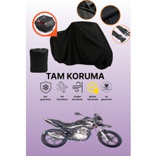 Dokaca Siyah Arka Çanta Uyumlu Falcon Wonder 150 Uyumlu Motosiklet Brandası, Koruyucu Örtü