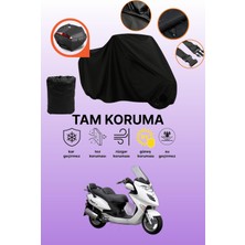 Dokaca Siyah Arka Çanta Uyumlu Kymco Grand Dink 250 Uyumlu Motosiklet Brandası, Koruyucu Örtü