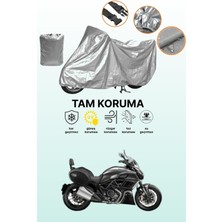 Dokaca Gri Ducati Diavel Strada Uyumlu Motosiklet Brandası, Koruyucu Örtü, Motor Branda