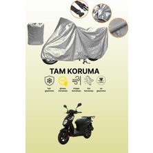 Dokaca Gri Sym Xpro 125 Uyumlu Motosiklet Brandası, Koruyucu Örtü, Motor Branda