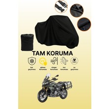 Dokaca Siyah Aprilia Caponord 1200 Rally Uyumlu Motor Branda, Koruyucu Örtü, Motosiklet Brandası