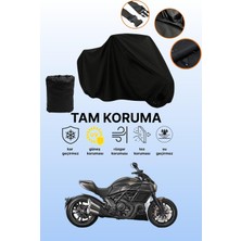 Dokaca Siyah Ducati Diavel Carbon Uyumlu Motor Branda, Koruyucu Örtü, Motosiklet Brandası