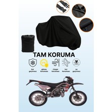 Dokaca Siyah Gas Gas Rookie Uyumlu Motor Branda, Koruyucu Örtü, Motosiklet Brandası