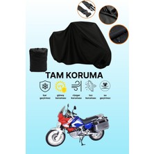 Dokaca Siyah Honda Xrv 750 Africa Twin Uyumlu Motor Branda, Koruyucu Örtü, Motosiklet Brandası