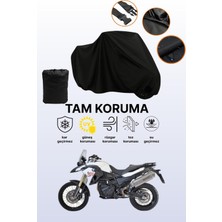 Dokaca Siyah Bmw F 850 Gs Uyumlu Motor Branda, Koruyucu Örtü, Motosiklet Brandası