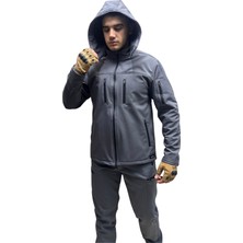 Polviton Softshell Içi Polarlı Su ve Rüzgar Geçirmez Taktikal Ceket