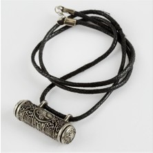 Gümüş Takıcım Ayet Kabı Uçlu Kolye