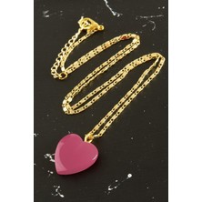 Gümüş Takıcım Yeni Sezon Kalp Kolye