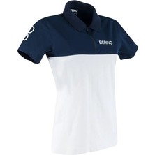 Bering Kadın Polo T-Shirt Lacivert/beyaz