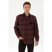 U.S. Polo Assn. Kırmızı Kareli Erkek Gömlek Modern Kesim ve Şık Stil ile Tasarlandı