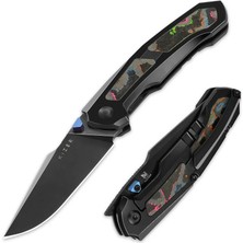 Kizer Feweed | S45VN | Titanium（camo Carbon 80S）| KI3694A3