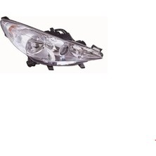 Peugeot 207 2006 Sonrası Uyumlu Elektrik Motorlu Mercekli Sağ Ön Far